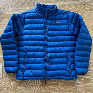 Patagonia Blue Puffer Jacket